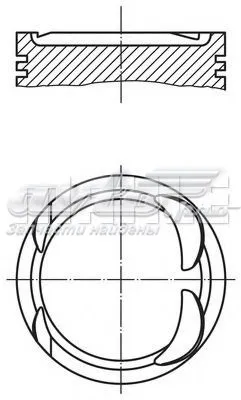 Поршень на 1 цилиндр Mitsubishi Colt II