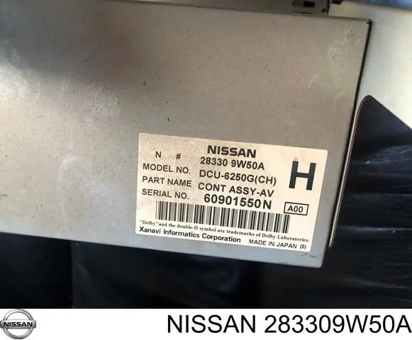 Блок управления кондиционером 283959W50A Nissan/Infiniti