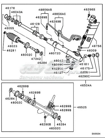 РМК рейки на Mitsubishi Lancer IX CSA