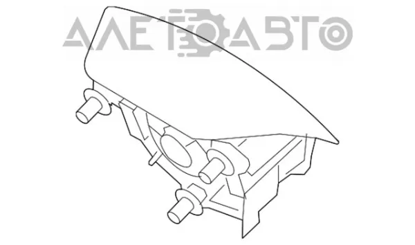 Подушка безопасности водителя 56900A7700WK Hyundai/Kia