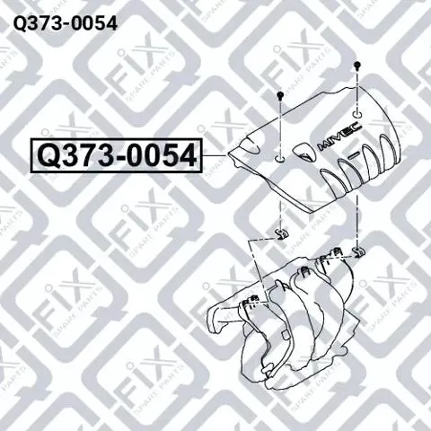 Крышка двигателя Q3730054 Q-fix