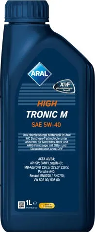 Моторное масло 5W40HITRM1L Aral