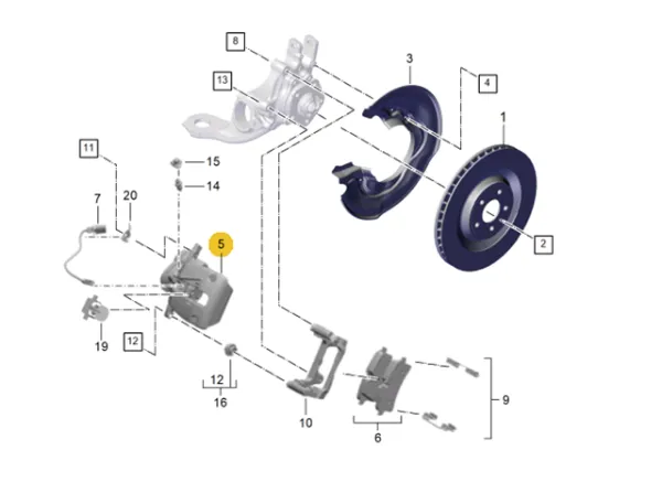 95B615423H Porsche