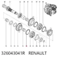 Кольцо синхронизатора Renault Fluence B3