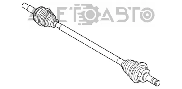 Полуось задняя правая RTA42550XA Mazda