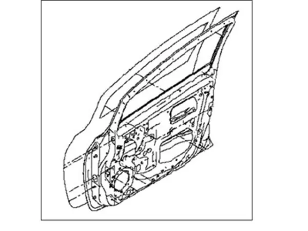 Дверь передняя правая 801004RA0A Nissan/Infiniti
