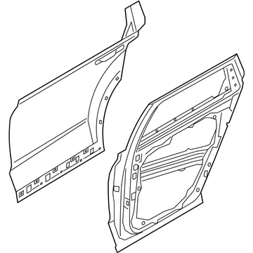 Дверь задняя правая 77004S8000 Hyundai/Kia