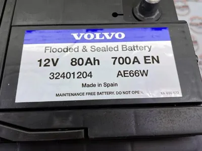 Аккумулятор автомобильный Вольво 85 А/ч 12 В (32401204)