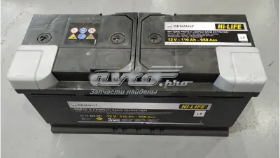 АКБ Рено 110 А/ч 12 В (7711423287)