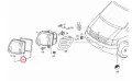 Стекло фары правой MERCEDES 0038269890