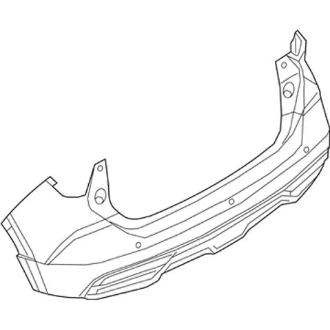 Задний бампер 850225R01J Nissan/Infiniti