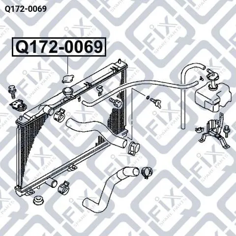 Крышка радиатора Q1720069 Q-fix