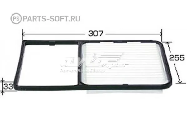 Воздушный фильтр A1016 JS Asakashi