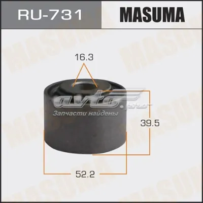 Сайлентблок амортизатора переднего MASUMA RU731