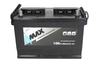 Автоаккумулятор 4Макс 100 А/ч 12 В (BAT100800RJAP4MAX)