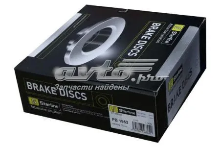 Тормозные диски PB1953 Starline