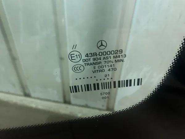 Лобовое стекло A166670570064 Mercedes