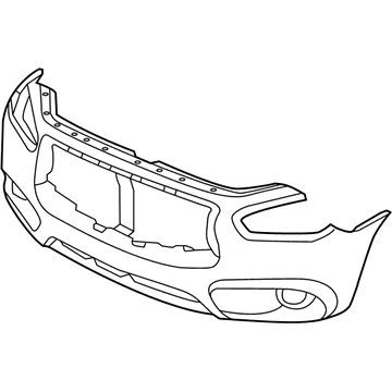Передний бампер 620229NC2H Nissan/Infiniti