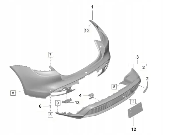  9J0807875AR Porsche