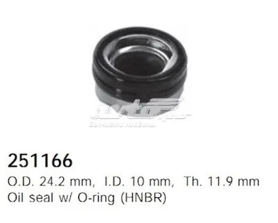 Сальник компрессора кондиционера CARGO 251166