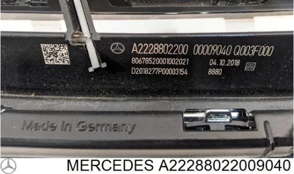  A22288022009040 Mercedes