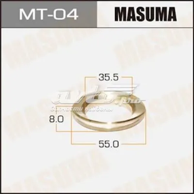 Втулка переднего поворотного кулака (цапфы) MASUMA MT04