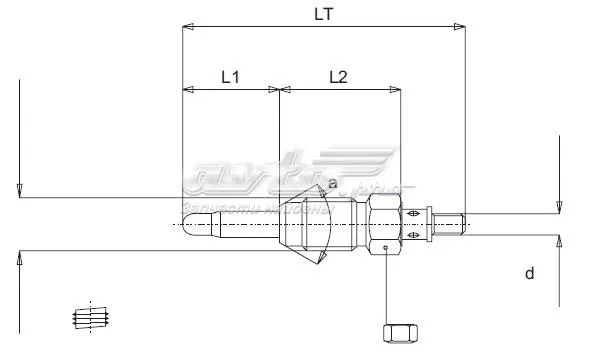 Свечи накала PR115 Magneti Marelli