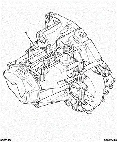 КПП 2222EF Peugeot/Citroen