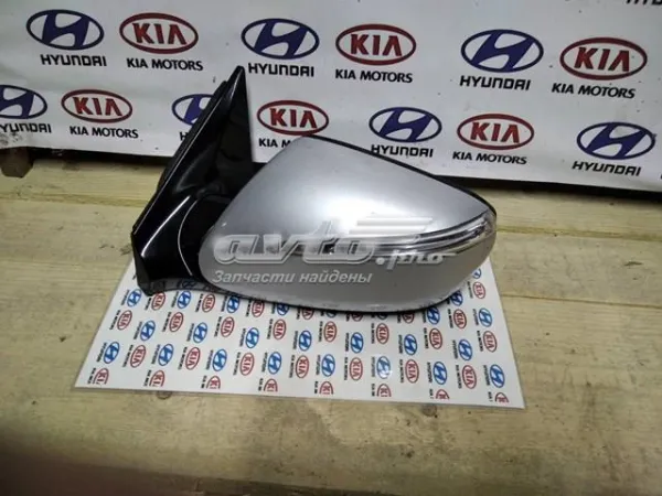 Левое боковое зеркало 876104Z005 Hyundai/Kia