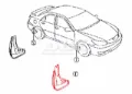 Брызговик передний правый Toyota Camry V40