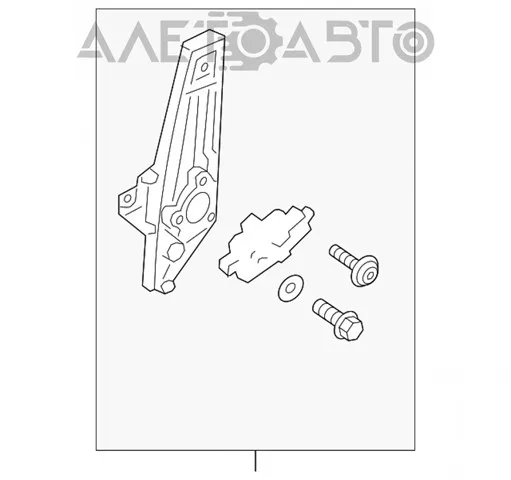 Механизм стеклоподъемника двери задней правой 834022V000 Hyundai/Kia