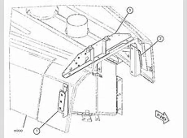 Подкрылок передний левый FP7077391 FPS