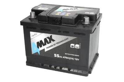 Авто аккумулятор 4Макс 50 А/ч 12 В (BAT55470R4MAX)