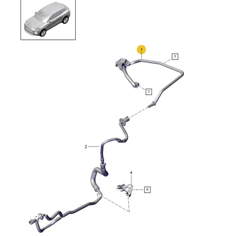  95B611931AA Porsche