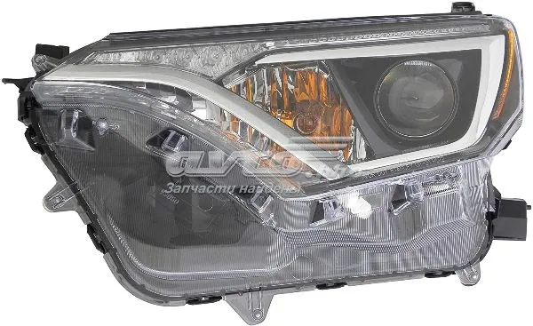 Правая фара FP7043R6T TYC