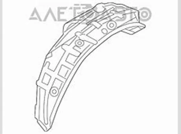 Подкрылок задний левый FP4424385P FPS