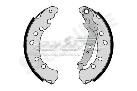 Задние барабанные колодки BC09320 Starline
