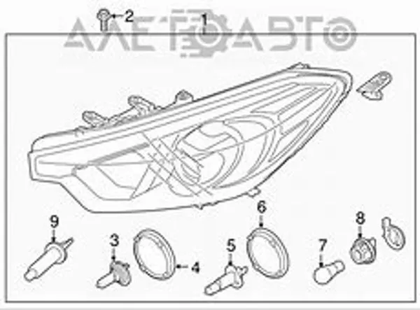 Дверь задняя левая KIA Cerato III