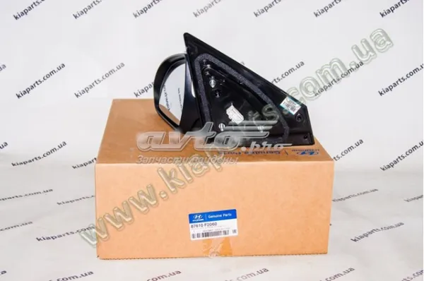Левое боковое зеркало 87610F2060 Hyundai/Kia
