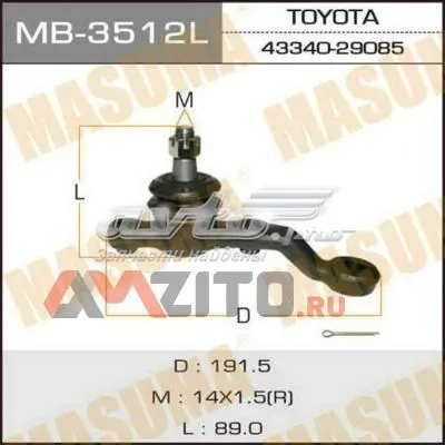 Нижняя левая шаровая опора MB3512L Masuma