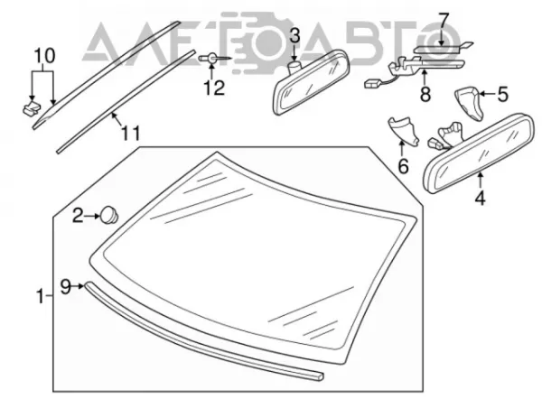 Водосток лобового стекла, жабо VAG 5C6854328C5AP цена, от 98.24 USD