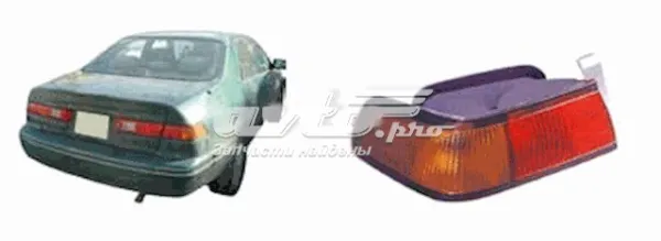 Фонарь задний левый внешний 21219A9L Depo/Loro/Abakus