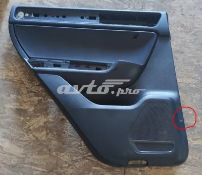 Обшивка (облицовка) внутренняя двери задней левой VAG 7P6867211