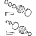 Пыльник ШРУСа наружный TOYOTA 0442848141
