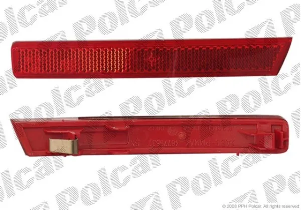 Правый катафот заднего бампера 1404886X Polcar