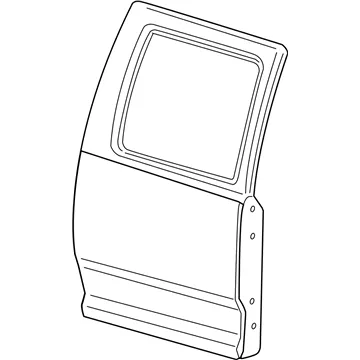 Дверь задняя правая K55372026AB Fiat/Alfa/Lancia