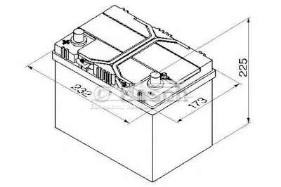 Автомобільний акумулятор Х'юндей 60 А/г 12 В (371102G600)