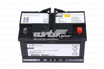 Авто аккумулятор Джи-Эм 74 А/ч 12 В (95519152)