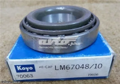 Подшипник ступицы передней внутренний KOYO LM6704810