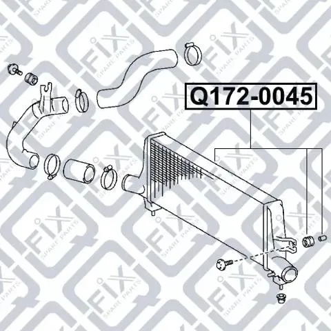 Интеркулер Q1720045 Q-fix